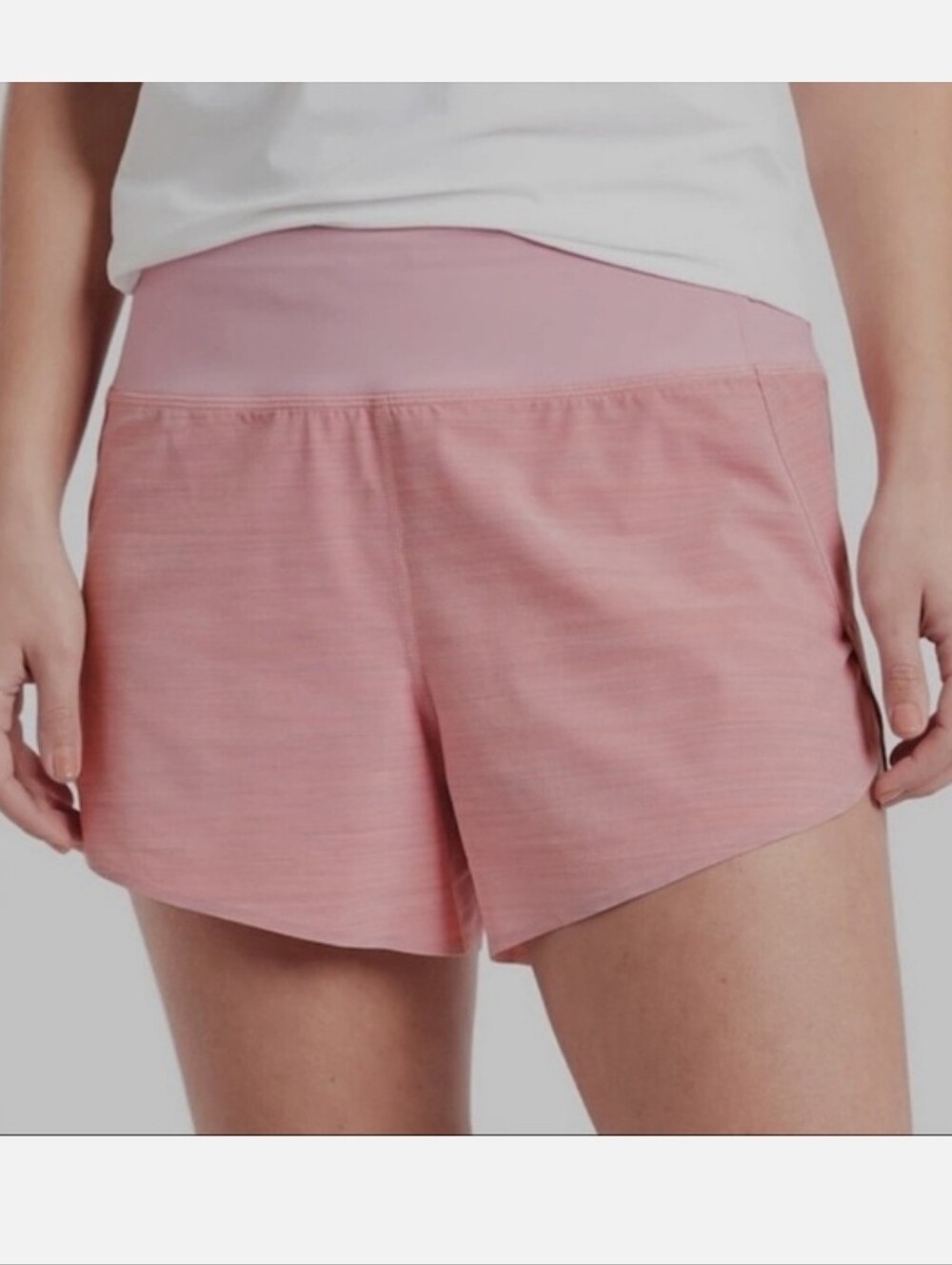 Athleta Pink Lightweight Run With It 3.5" Athletic Shorts
